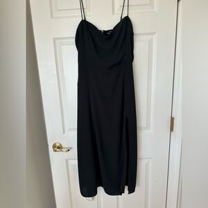 Abercrombie & Fitch spaghetti strap dress with side slit